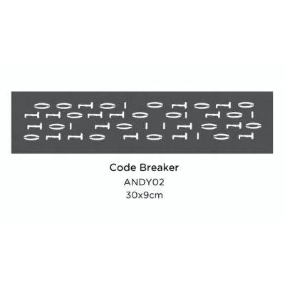 DecoArt Americana Decor Stencils ANDY 30 x 9 cm