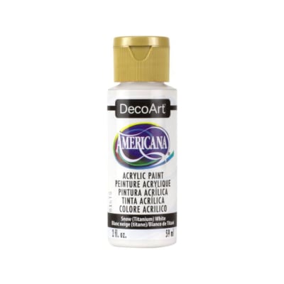 Pintura Acrílica DecoArt 2oz - Elije tu color BLANCO