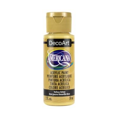 Pintura Acrílica DecoArt 2oz - Elije tu color AMARILLO OCRE