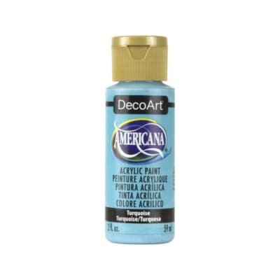 Pintura Acrílica DecoArt 2oz - Tonos Turquesa Claro: