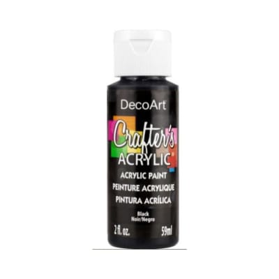 ACRÍLICOS  CRAFTER´S BLANCO Y NEGRO SALE