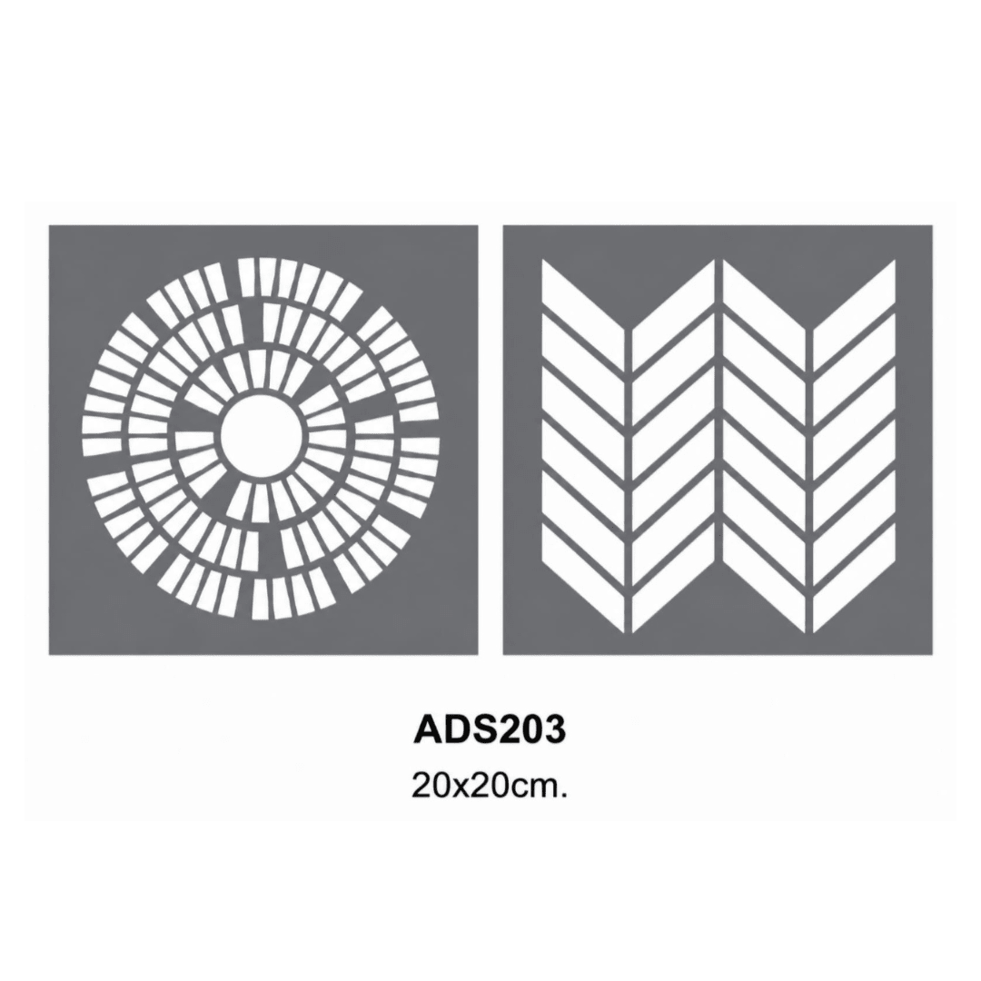 DecoArt Americana Decor Stencils ADS 20 x 20 cm3