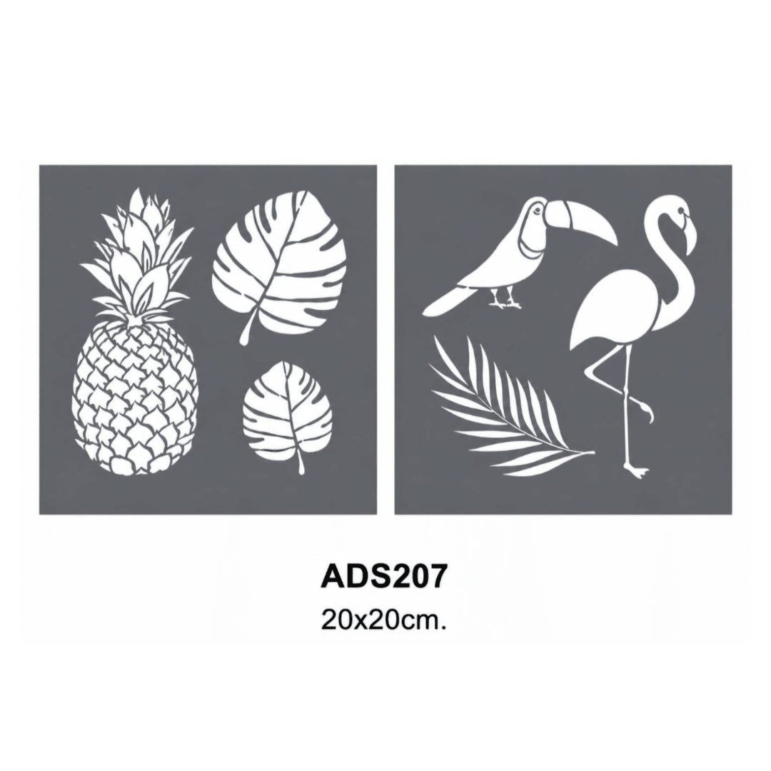 DecoArt Americana Decor Stencils ADS 20 x 20 cm5