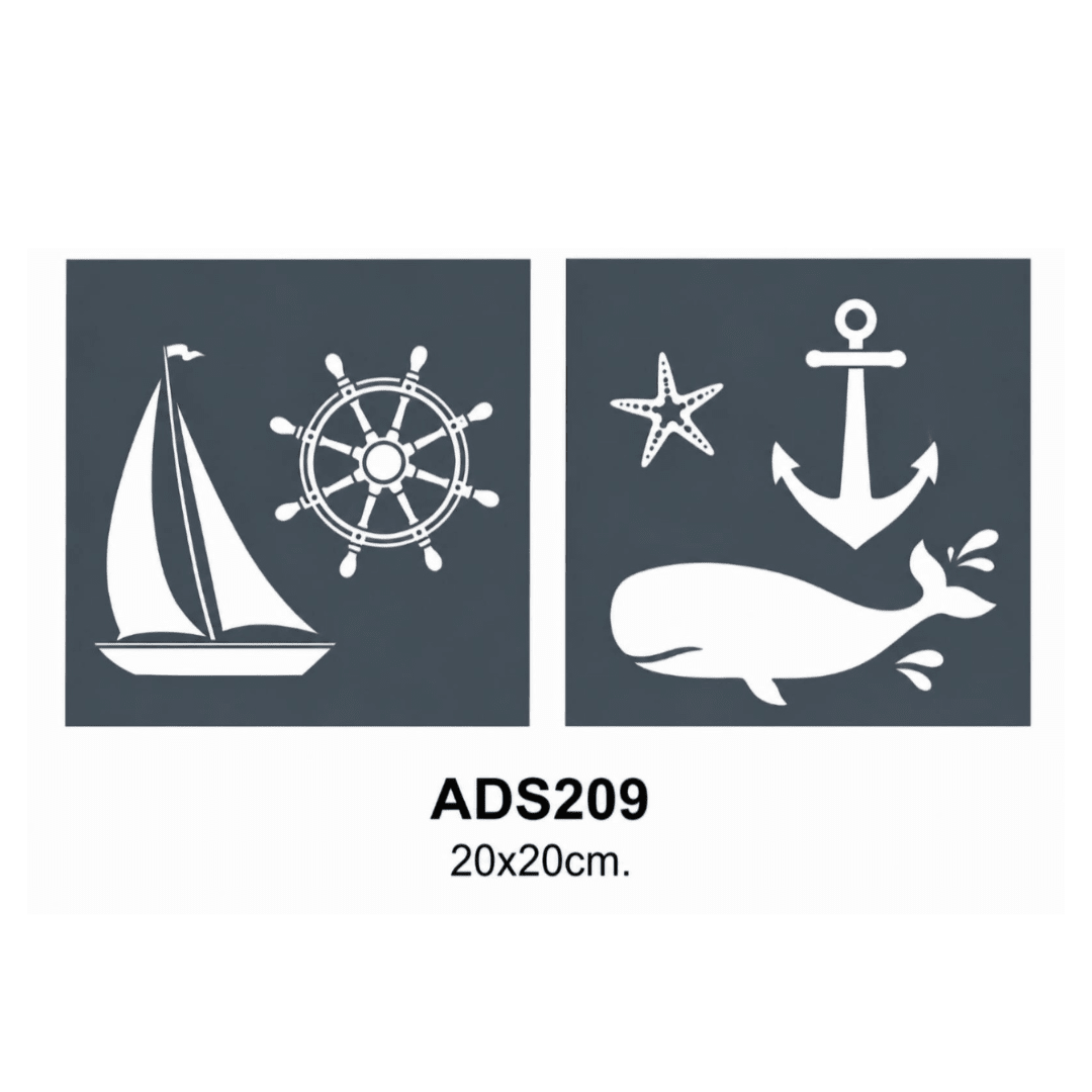 DecoArt Americana Decor Stencils ADS 20 x 20 cm6
