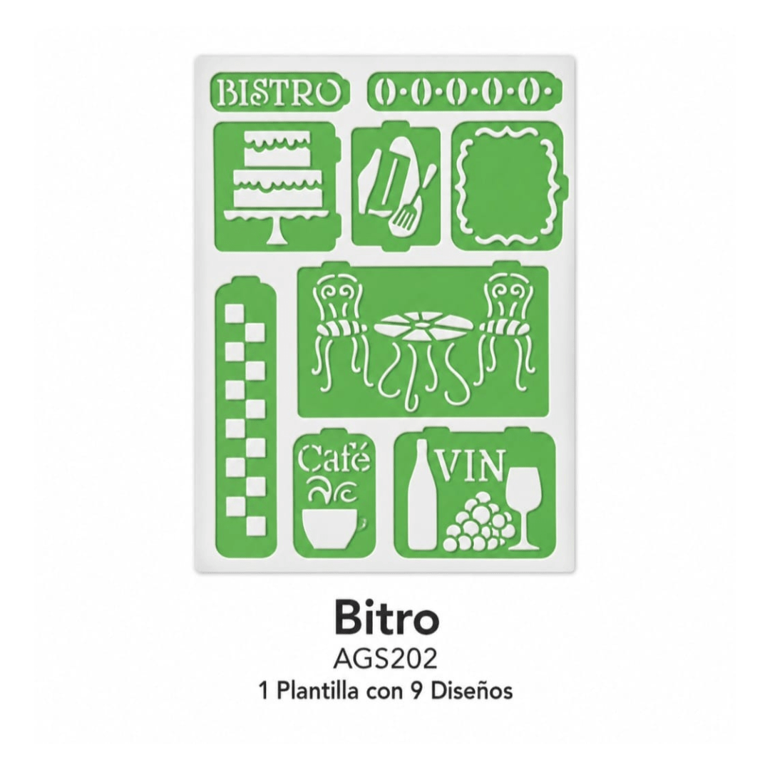 DecoArt Americana Decor Stencils AGS 15 x 20 cm3