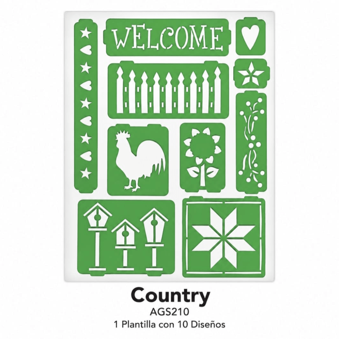DecoArt Americana Decor Stencils AGS 15 x 20 cm6