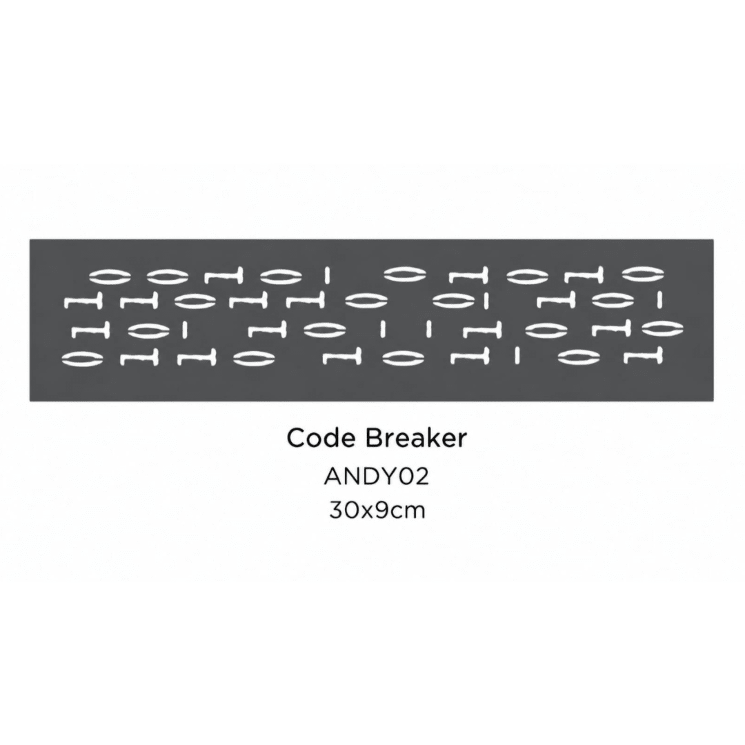 DecoArt Americana Decor Stencils ANDY 30 x 9 cm1
