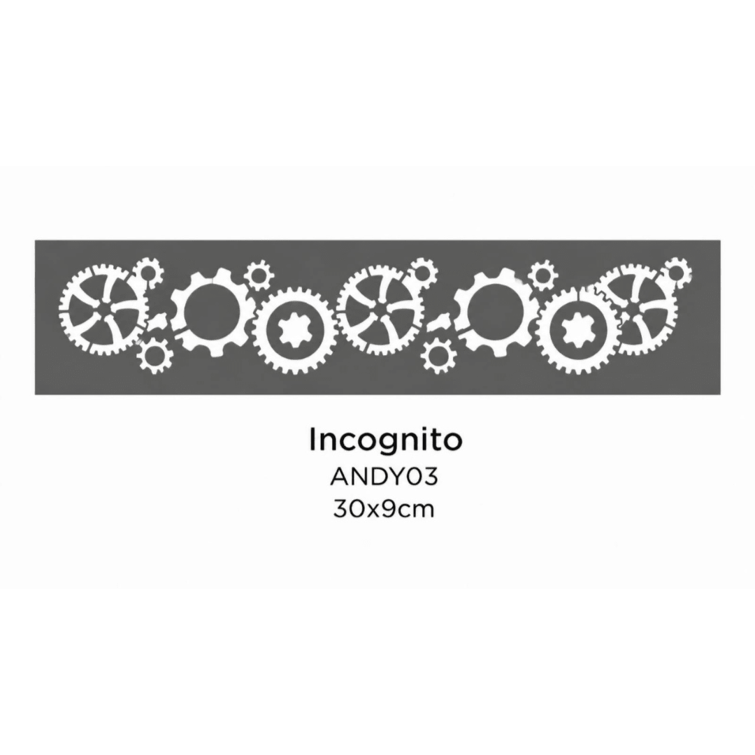 DecoArt Americana Decor Stencils ANDY 30 x 9 cm2