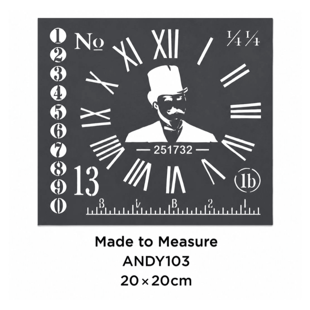 DecoArt Americana Decor Stencils ANDY 20 x 20 cm2