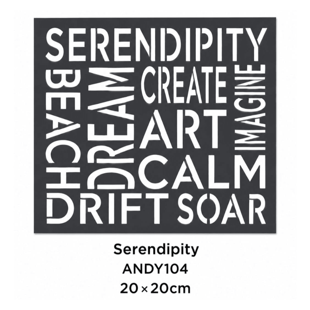 DecoArt Americana Decor Stencils ANDY 20 x 20 cm8