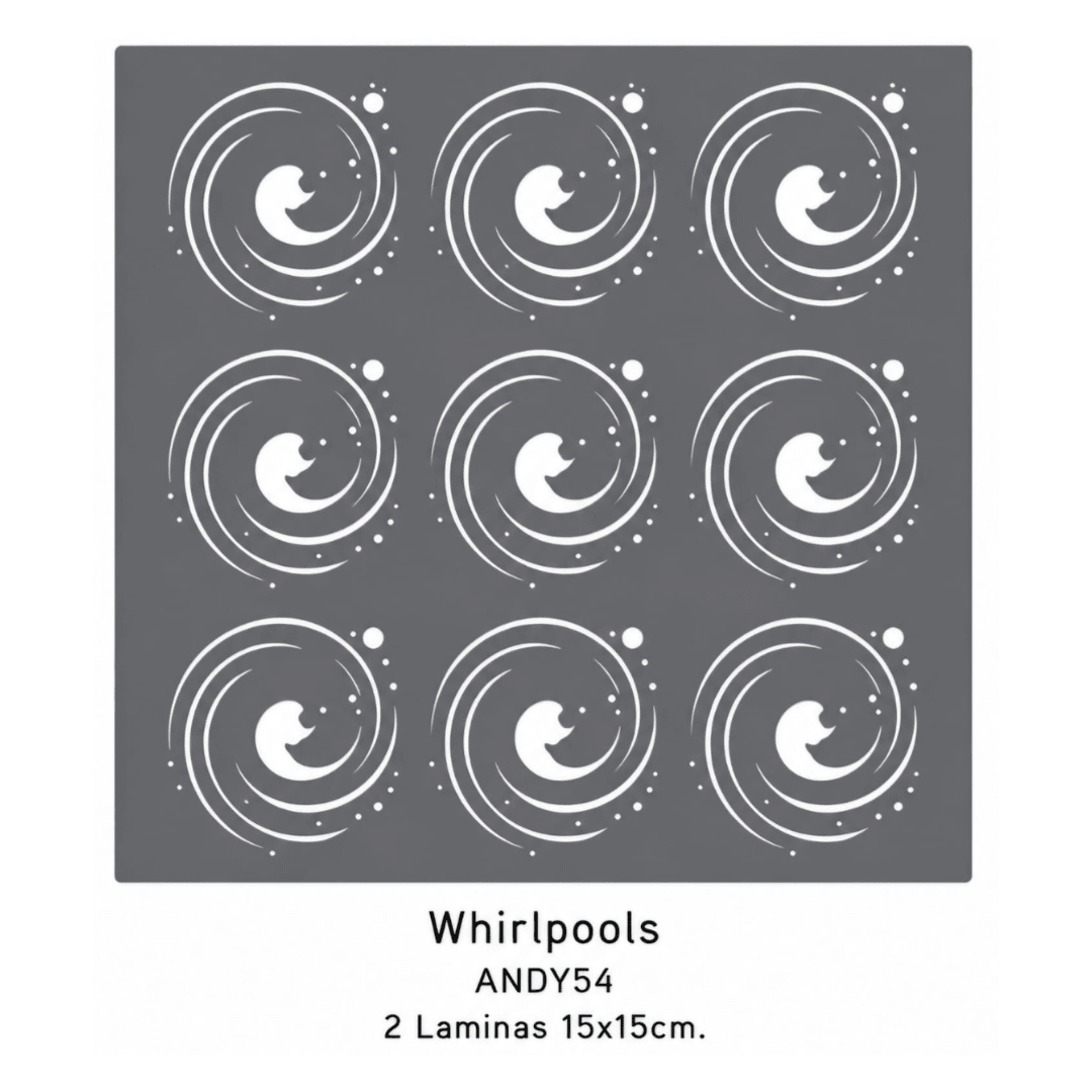 DecoArt Americana Decor Stencils ANDY 15 x 15 cm4