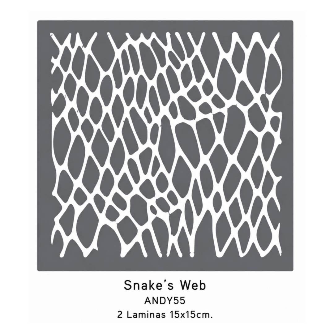 DecoArt Americana Decor Stencils ANDY 15 x 15 cm5