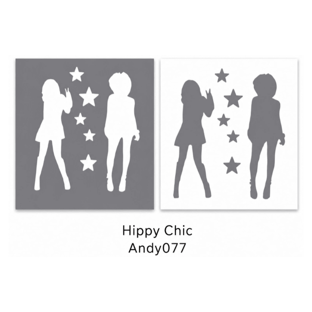 DecoArt Americana Decor Stencils ANDY 15 x 15 cm8
