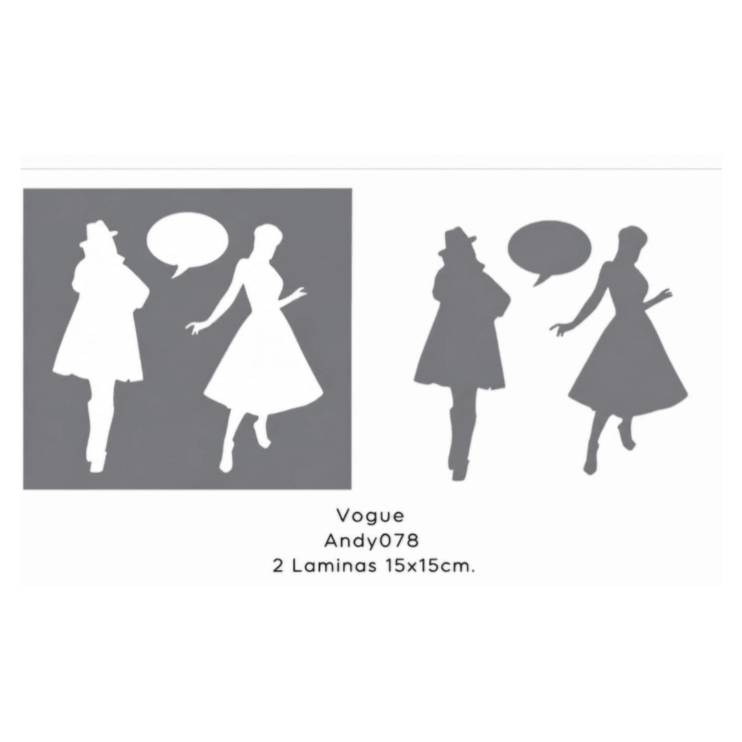 DecoArt Americana Decor Stencils ANDY 15 x 15 cm7