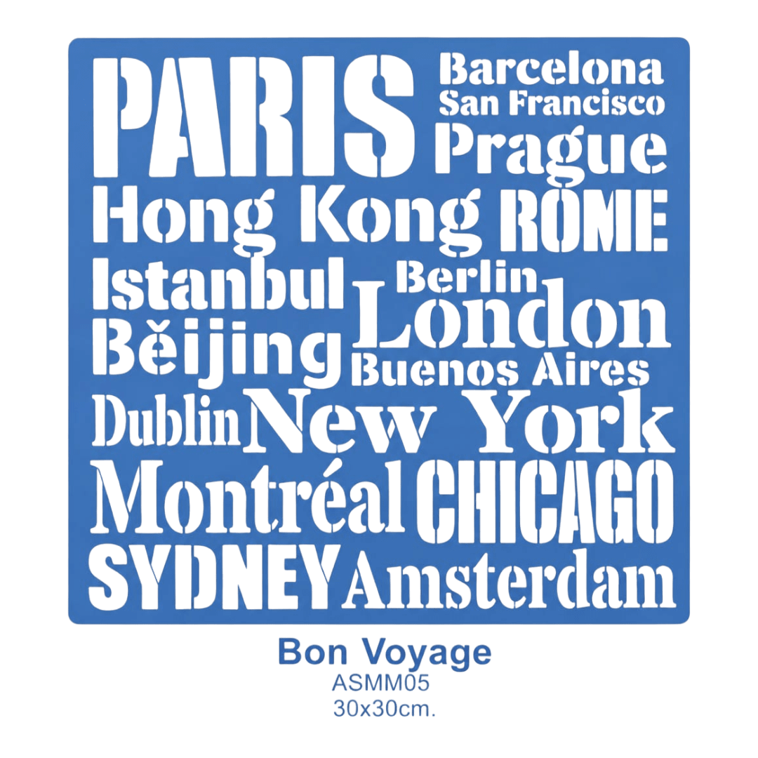 DecoArt Americana Decor Stencils ASMM 30 x 30 cm4