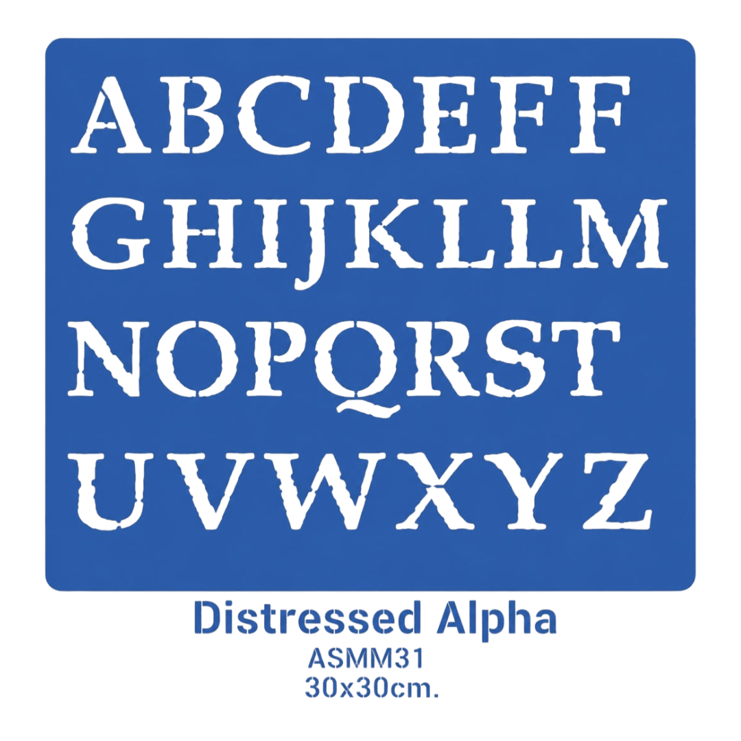 DecoArt Americana Decor Stencils ASMM 30 x 30 cm15