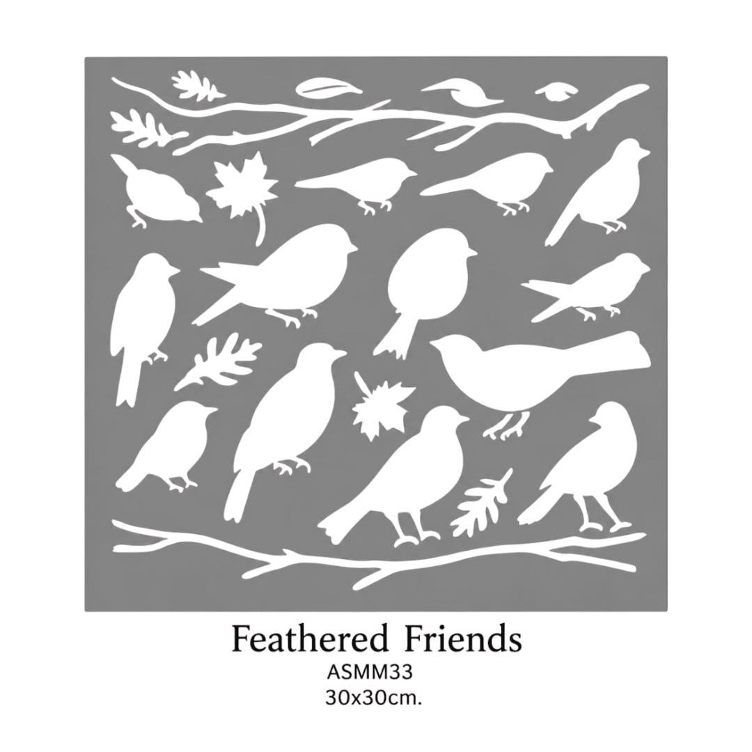 DecoArt Americana Decor Stencils ASMM 30 x 30 cm21