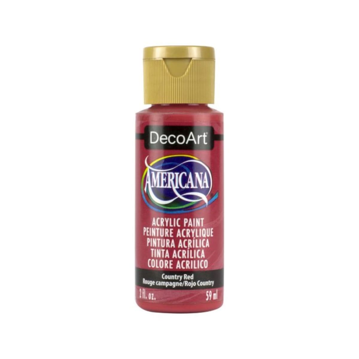 Pintura Acrílica DecoArt 2oz - Elije tu color ROJO OSCURO1
