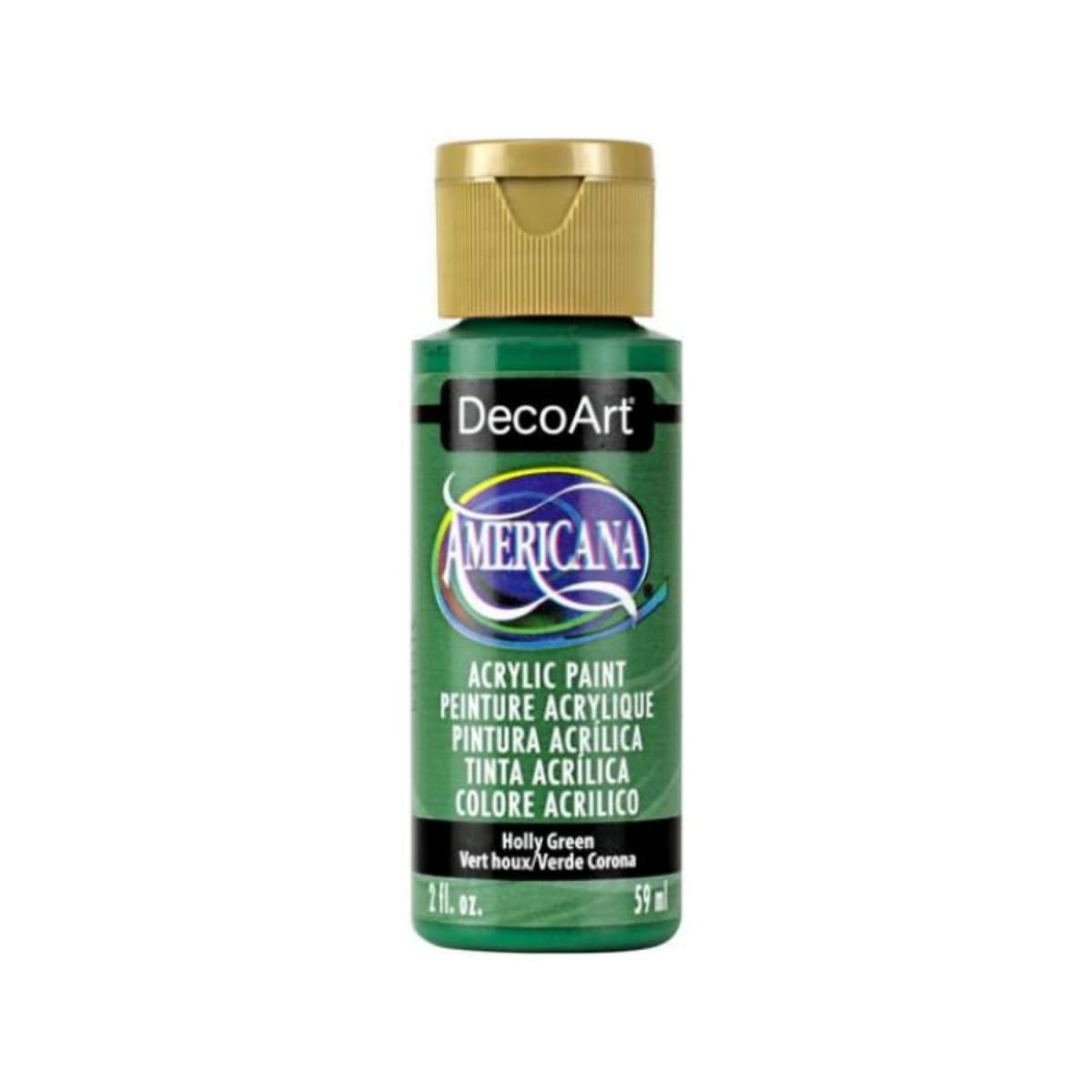 Acrílico Americana DecoArt 59 mL TONOS VERDE OSCURO11