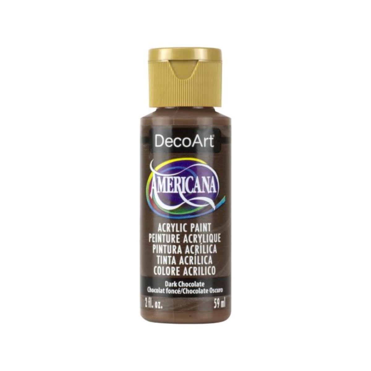 Pintura Acrílica DecoArt 2oz - Elije tu color CAFÉ OSCURO2