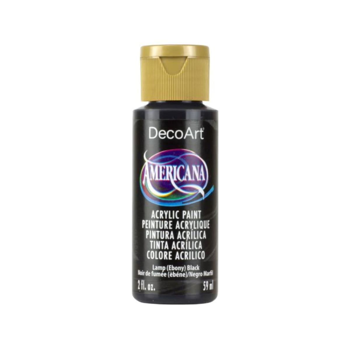 Pintura Acrílica DecoArt 2oz - Elije tu color NEGRO1