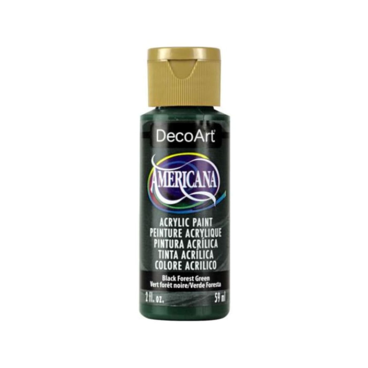 Acrílico Americana DecoArt 59 mL TONOS VERDE OSCURO3
