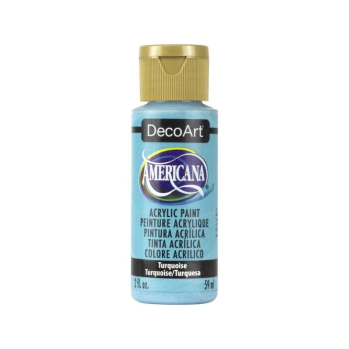 Pintura Acrílica DecoArt 2oz - Elije tu color TURQUESA CLARO1
