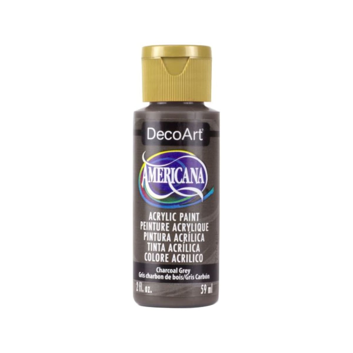 Pintura Acrílica DecoArt 2oz - Elije tu color GRIS OSCURO1