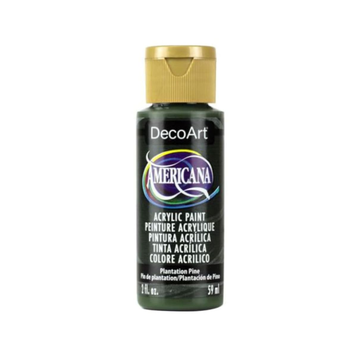 Acrílico Americana DecoArt 59 mL TONOS VERDE OSCURO21
