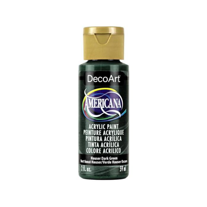 Acrílicos Americana DecoArt 59ml TONOS VERDE OSCURO12