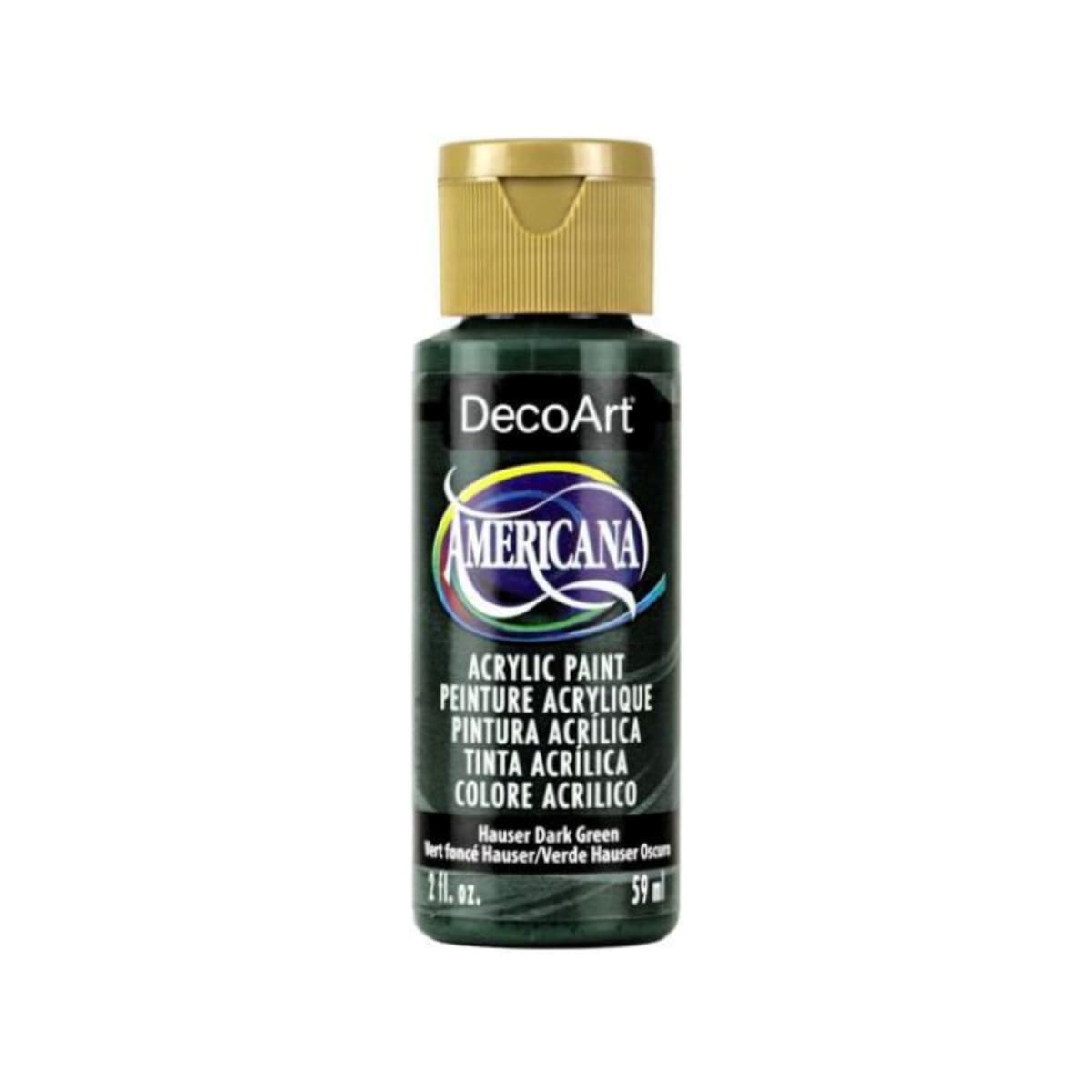 Acrílico Americana DecoArt 59 mL TONOS VERDE OSCURO9