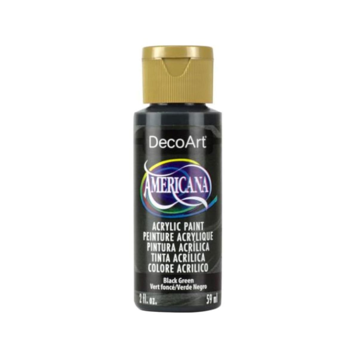 Acrílico Americana DecoArt 59 mL TONOS VERDE OSCURO4