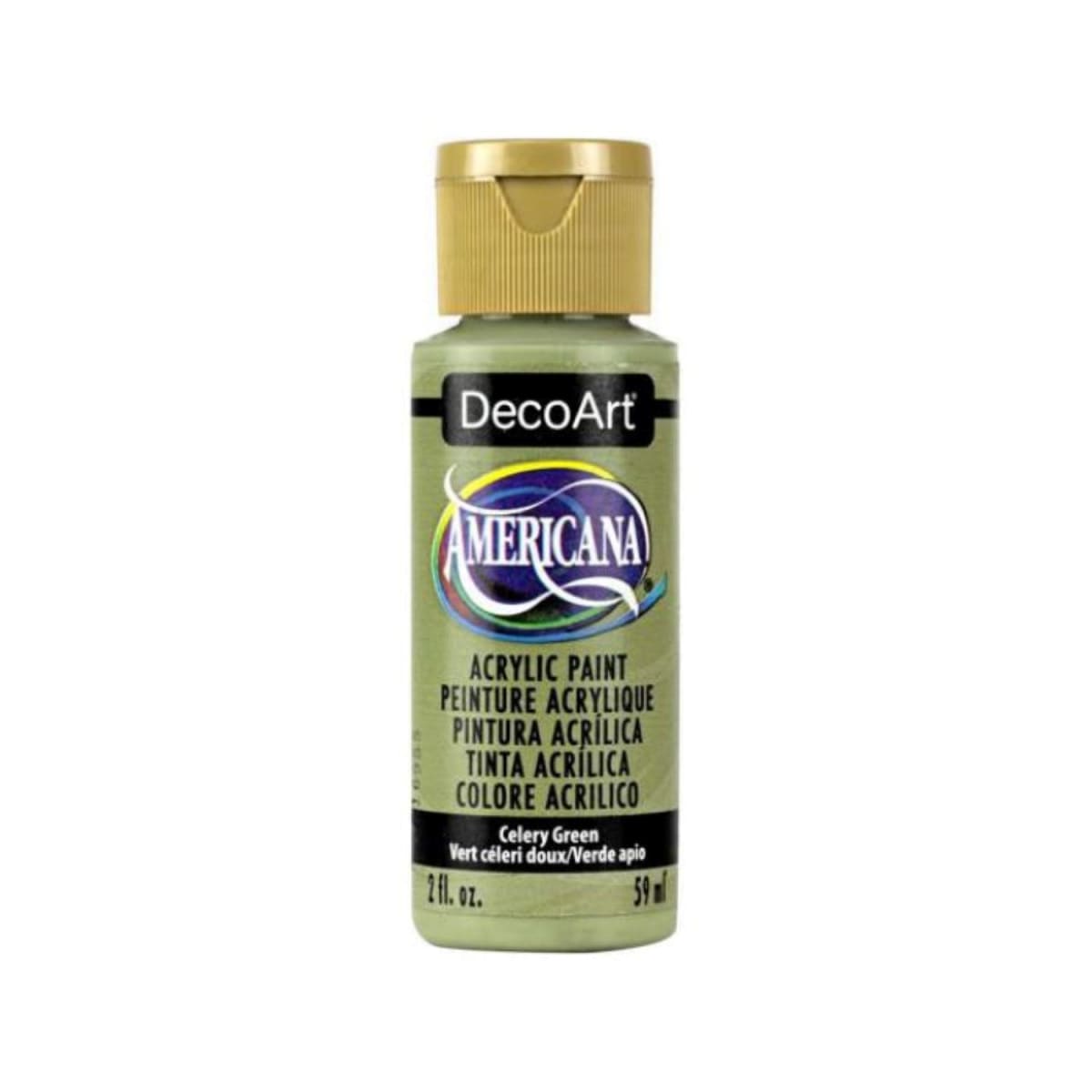 Acrílico Americana DecoArt 59 mL TONOS VERDE CLARO2