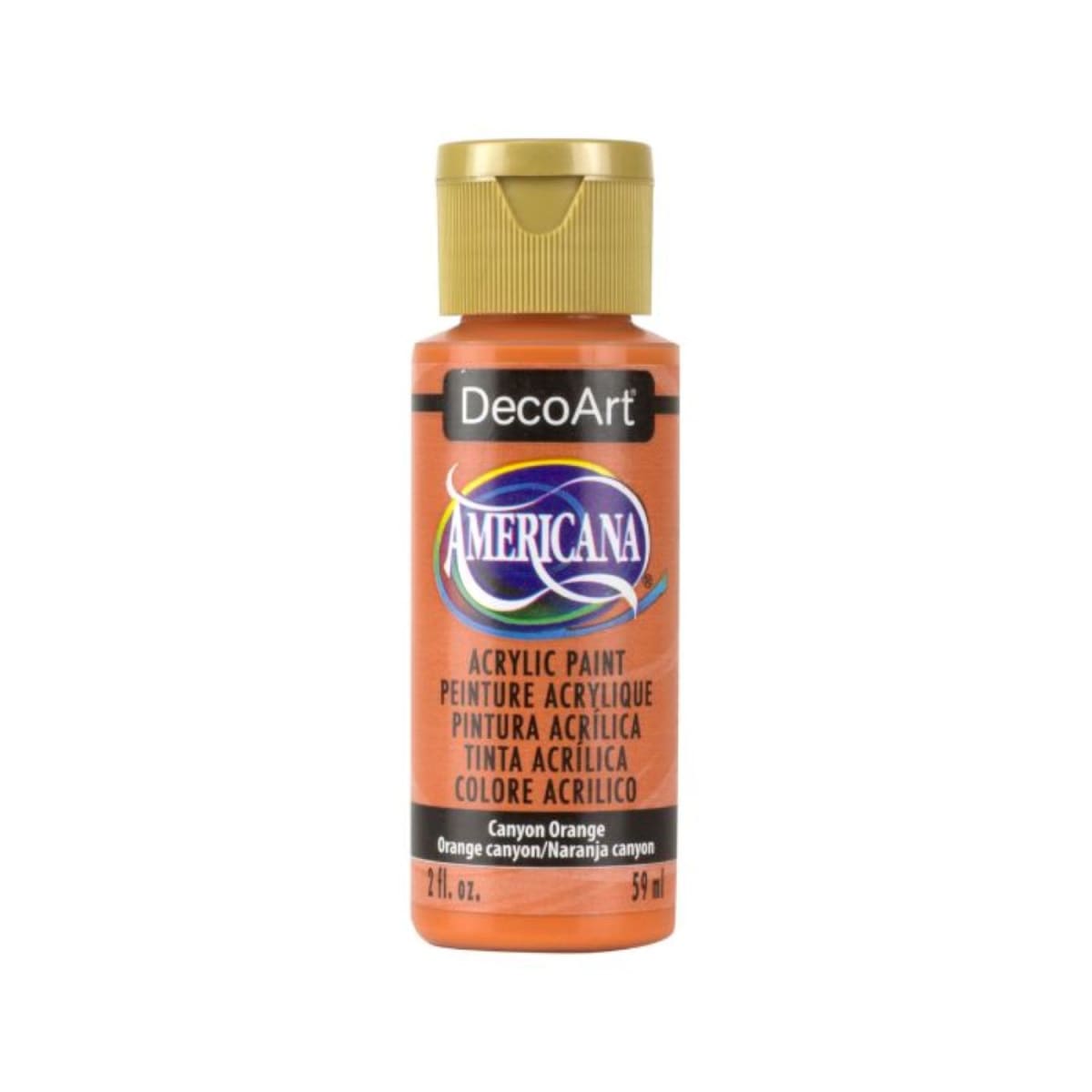 Pintura Acrílica DecoArt 2oz - Elije tu color NARANJO CLARO5