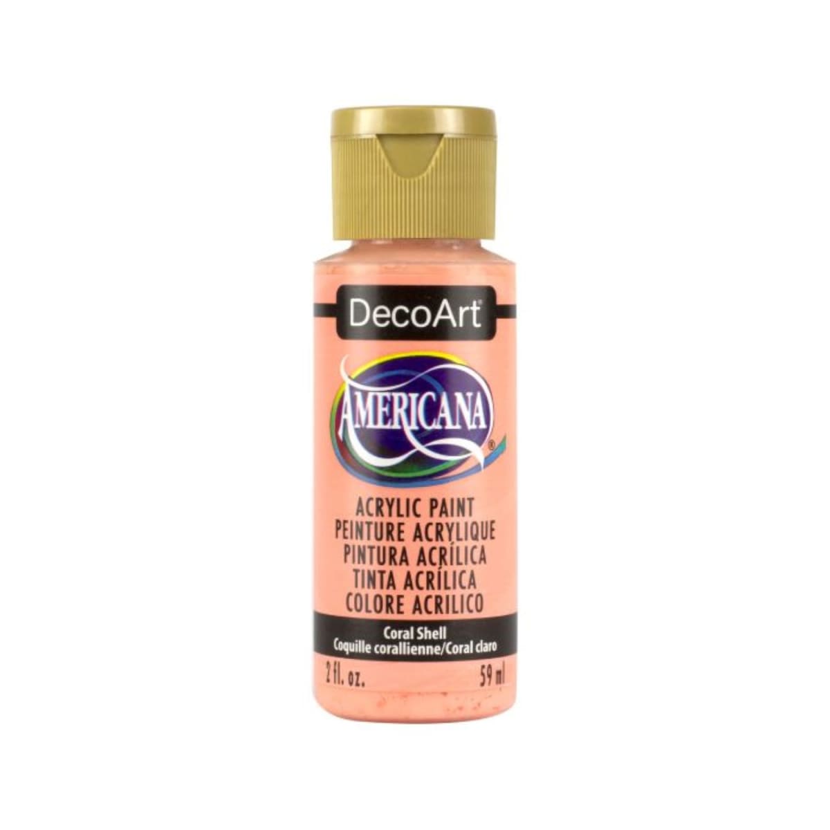 Pintura Acrílica DecoArt 2oz - Elije tu color NARANJO CLARO7