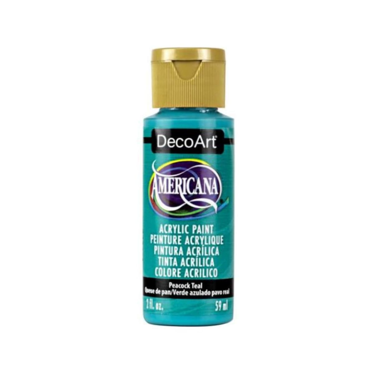 Pintura Acrílica DecoArt 2oz - Elije tu color TURQUESA OSCURO4