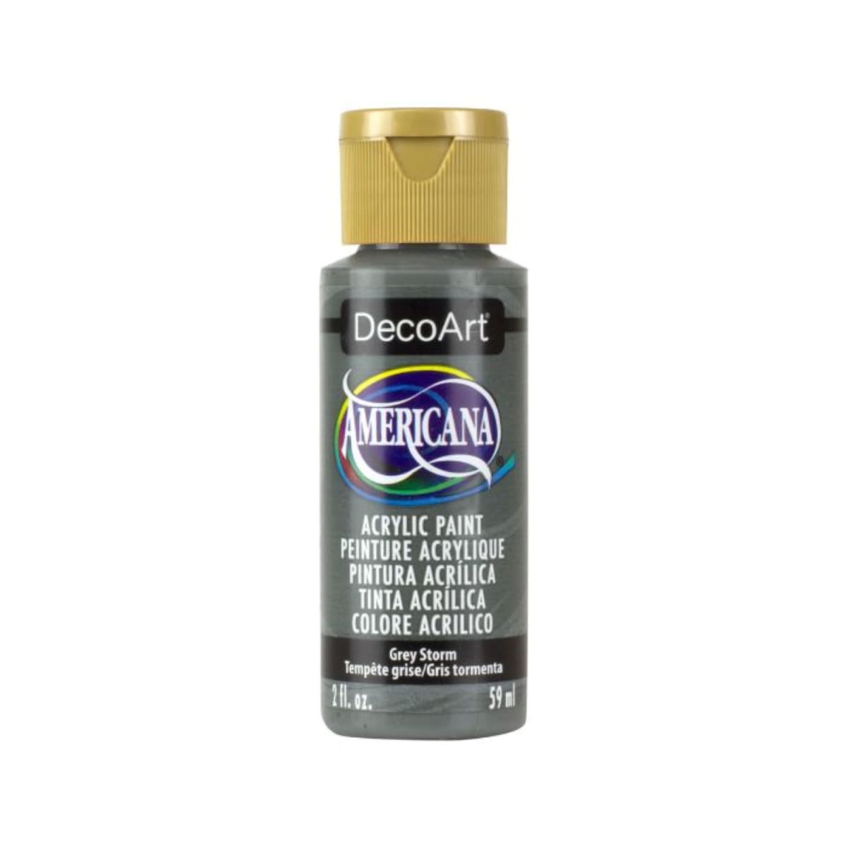 Pintura Acrílica DecoArt 2oz - Elije tu color GRIS OSCURO4