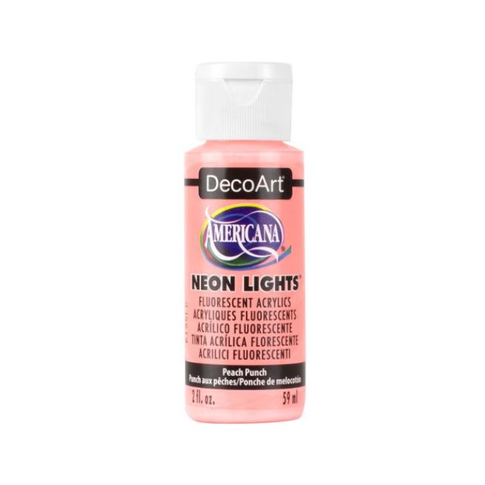 Acrílicos Americana DecoArt 59 mL TONOS NEÓN FLUORESCENTES2