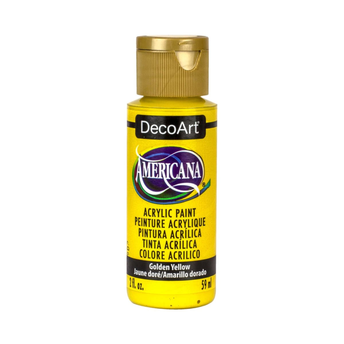 Acrílico Americana DecoArt 59ml TONOS AMARILLO10