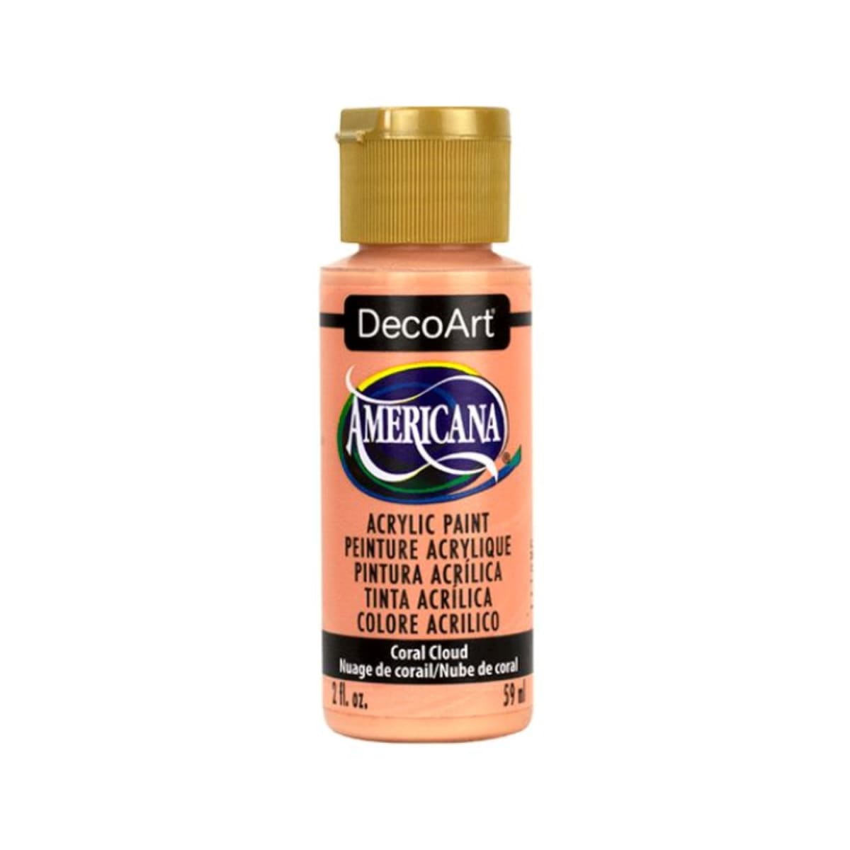 Pintura Acrílica DecoArt 2oz - Elije tu color NARANJO CLARO10