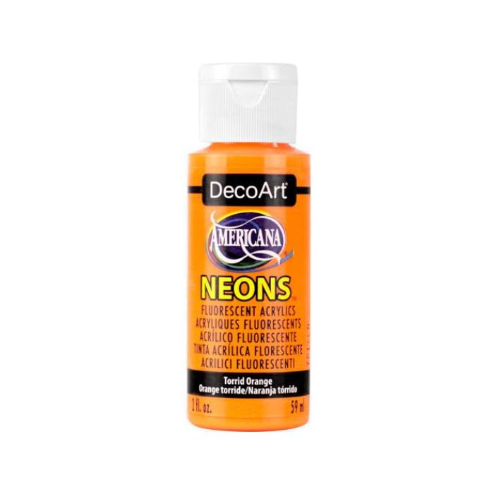 Acrílicos Americana DecoArt 59 mL TONOS NEÓN FLUORESCENTES7