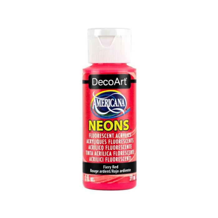 Acrílicos Americana DecoArt 59 mL TONOS NEÓN FLUORESCENTES9