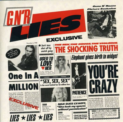 CD GUNS N  ROSES - G N  R LIES1