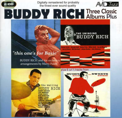 CD RICH,BUDDY / Wailing Buddy/ Swinging/ Buddy and Sweets/ This One's For Basie 2CD1