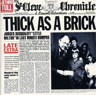 CD JETHRO TULL Thick As A Brick (+ Bonus Tracks)