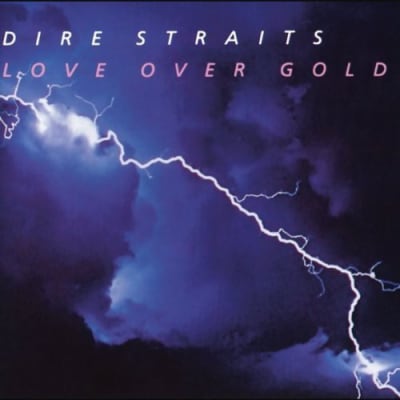 VINILO DIRE STRAITS  LOVE OVER GOLD