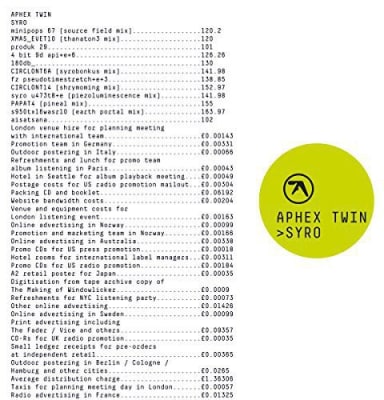 VINILO APHEX TWIN  SYRO 3LP