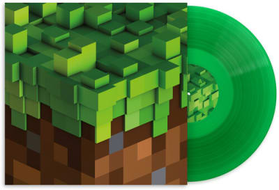 VINILO C418	Minecraft Volume Alpha (Transparent Green Vinyl)1