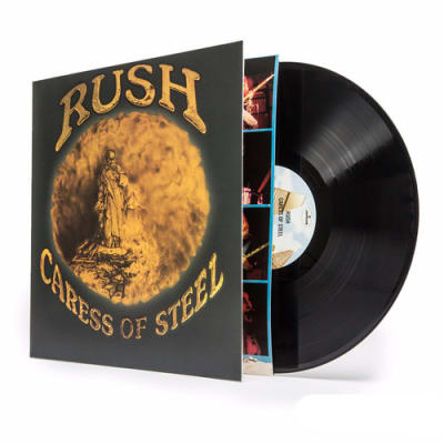 VINILO RUSH CARESS OF STEEL (180G/DL CARD)1