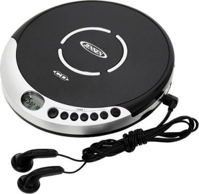 REPRODUCTOR DE CD Jensen CD60R CD Player 60S Anti-Skip FM SLVR/BLK1